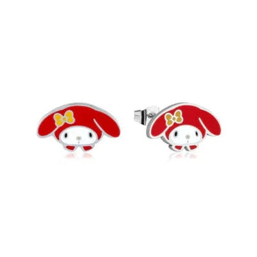 Techzone Geelong ECC Sanrio Hello Kitty My Melody Stud Earrings Silver